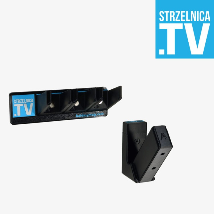 Szafa Kwiatka Uchwyt na Pistolet GLOCK i 3 Magaznki (Glock 17/19 X/34/45) - HoldmyMag uchwyt magnetyczny